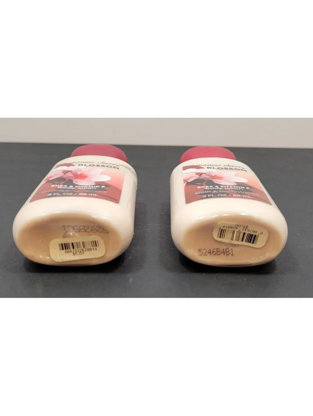 New Bath & Body Works 3 oz Japanese Cherry Blossom Body Lotion Travel-Lot of 2